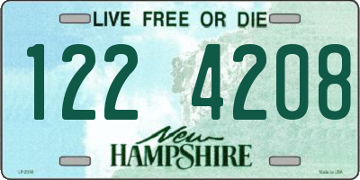 NH license plate 1224208