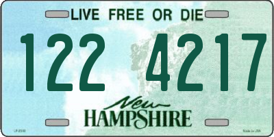 NH license plate 1224217