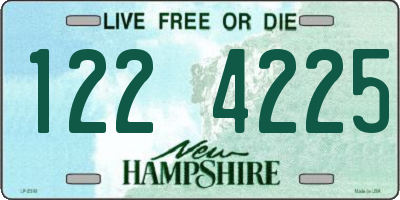 NH license plate 1224225