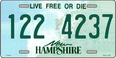 NH license plate 1224237