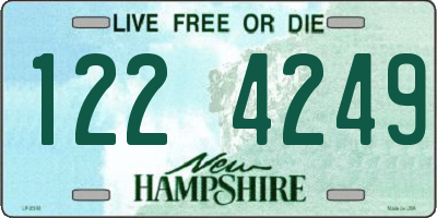 NH license plate 1224249
