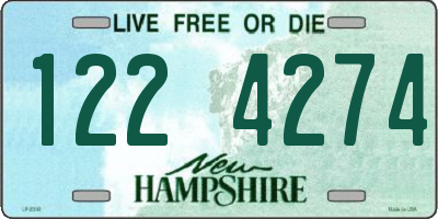 NH license plate 1224274