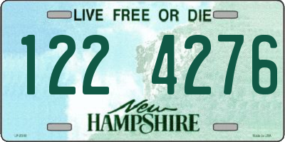 NH license plate 1224276