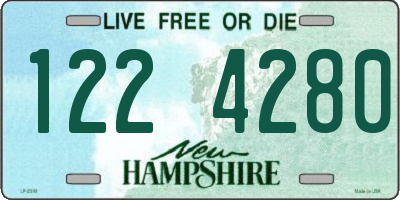 NH license plate 1224280