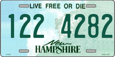 NH license plate 1224282