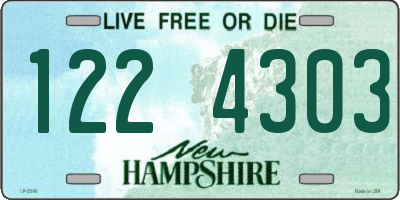 NH license plate 1224303