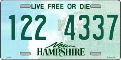 NH license plate 1224337
