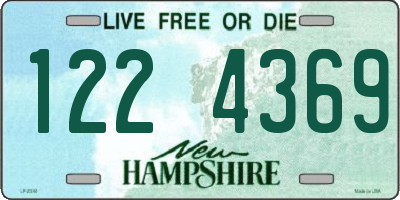 NH license plate 1224369