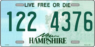 NH license plate 1224376