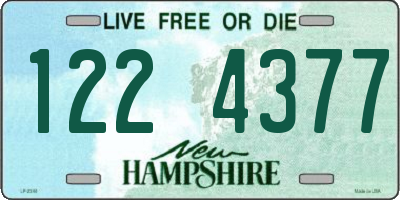 NH license plate 1224377
