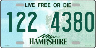 NH license plate 1224380