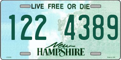 NH license plate 1224389