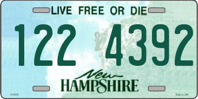 NH license plate 1224392