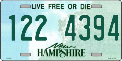 NH license plate 1224394