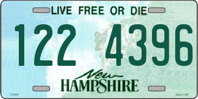 NH license plate 1224396