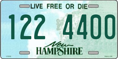 NH license plate 1224400