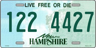 NH license plate 1224427