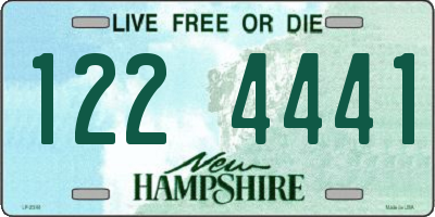 NH license plate 1224441