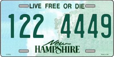 NH license plate 1224449