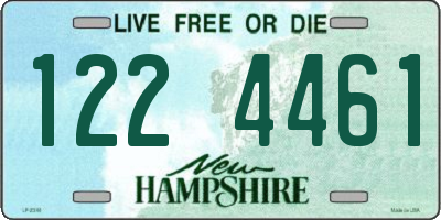 NH license plate 1224461