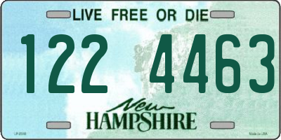 NH license plate 1224463