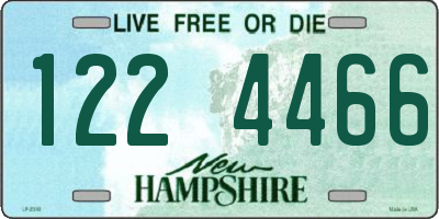 NH license plate 1224466