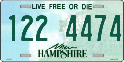 NH license plate 1224474