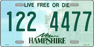 NH license plate 1224477