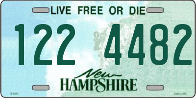 NH license plate 1224482