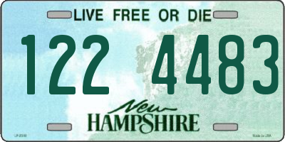 NH license plate 1224483