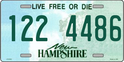 NH license plate 1224486