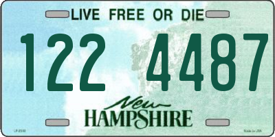 NH license plate 1224487