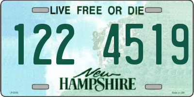 NH license plate 1224519