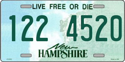 NH license plate 1224520