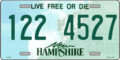 NH license plate 1224527