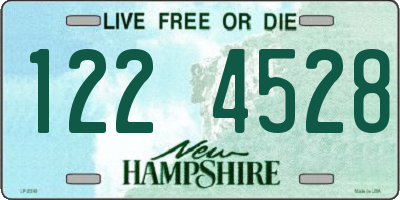 NH license plate 1224528