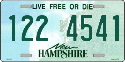 NH license plate 1224541