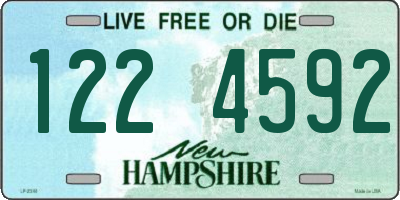 NH license plate 1224592