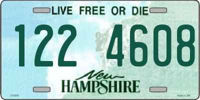 NH license plate 1224608