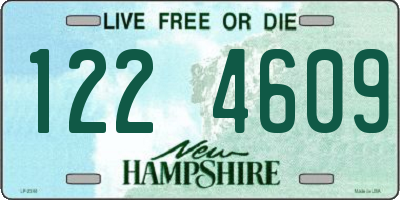 NH license plate 1224609