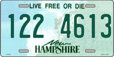 NH license plate 1224613
