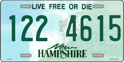 NH license plate 1224615