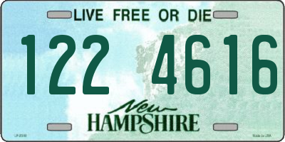 NH license plate 1224616