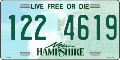 NH license plate 1224619
