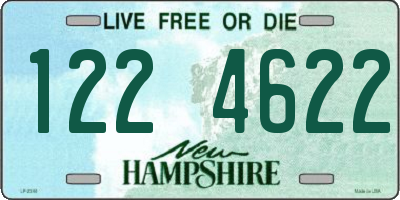 NH license plate 1224622