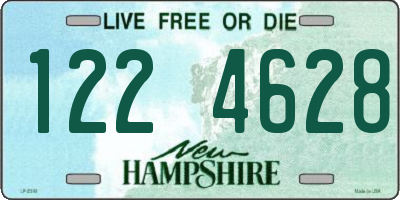 NH license plate 1224628