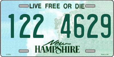 NH license plate 1224629