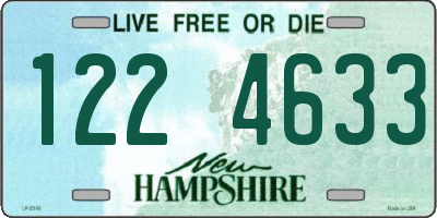NH license plate 1224633
