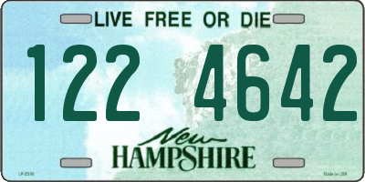 NH license plate 1224642