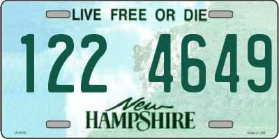 NH license plate 1224649